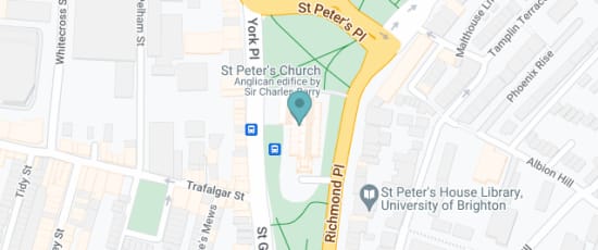 St Peter’s Church, Valley Gardens, Brighton, BN1 4GU