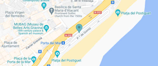 P.º de Gomiz, 03002 Alicante (Alacant), Alicante, España, 03002
