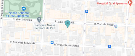 Rua Visconde de Pirajá, 281 - sala/shop 213 - Ipanema, Rio de Janeiro, 22410-001