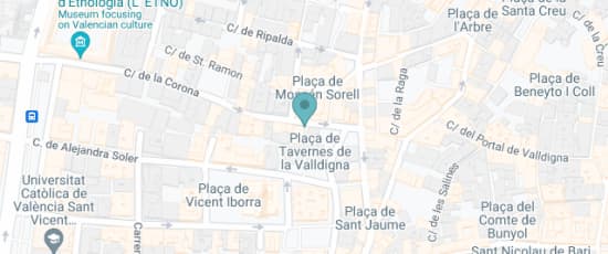 Plaça de Mossén Sorell, 3, València, 46003