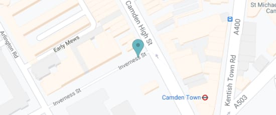 4 Inverness St., Camden Town, NW1 7HJ