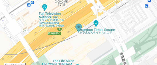 東京都江東区青海１丁目１−１０ ダイバーシティ東京プラザ5F (1-1-10, Aomi, Koto-Ku, Tokyo　DiverCity Tokyo Plaza 5F), 135-0064