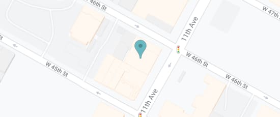 West 45th Street and 11th Avenue, 10036
