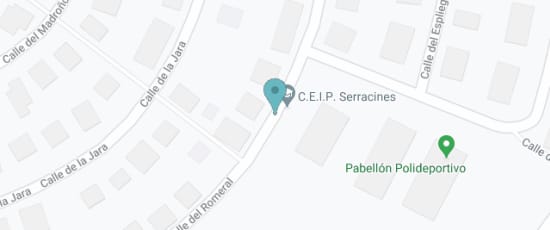 Calle del Romeral s/n
28815 Serracines, 28815