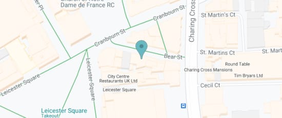 13-17 Bear St, Leicester Square, WC2H 7AQ