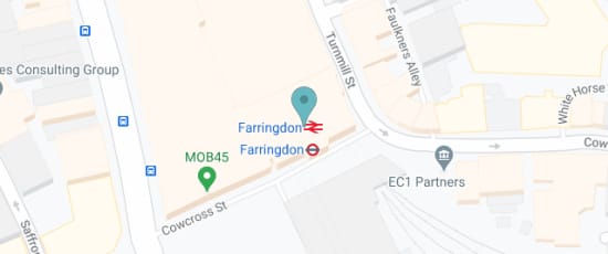 Cowcross St, EC1M 6BY