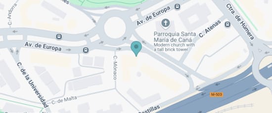esquina, Avenida de Europa, 6, Calle de Grecia, 1, Pozuelo de Alarcón, 28224
