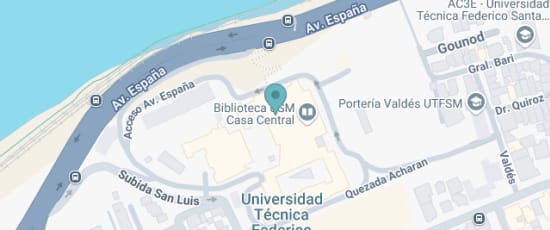 Av. España 1680,Valparaíso, Chile Acceso San Luis, Valparaíso, Valparaíso, 1680