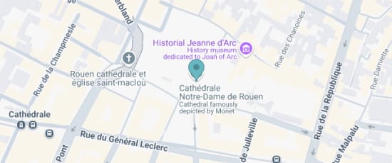 Place de la Cathédrale, Rouen, 76000