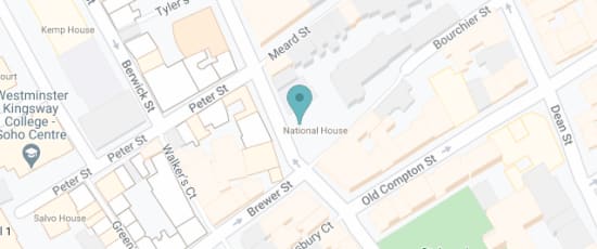 66 Wardour Street,
Soho, W1F 0TA