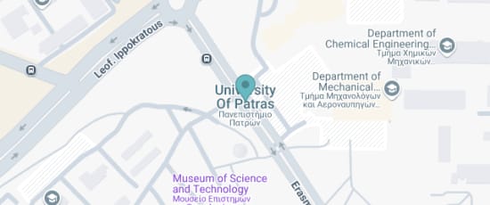 University Campus of Patras, 265 04, Greece, 265 04