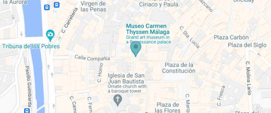 Plaza Carmen Thyssen, Calle Compañía, Málaga, 29008