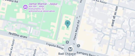 Hawa Mahal Road, Badi Choupad, Jaipur, 302002