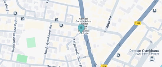near Goodluck Chowk, Fergusson College Road, Deccan Gymkhana, Pune, 411004