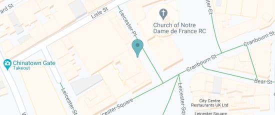 1 Leicester Pl, WC2H 7BP
