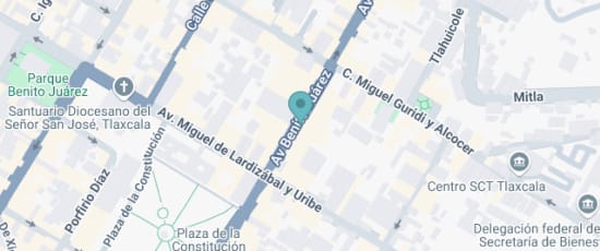 Avenida Benito Juárez 21, Centro, Tlaxcala de Xicohténcatl, 90000