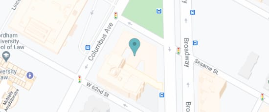 44 West 63rd Street, Manhattan, across from Lincoln Center, 10023