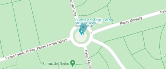 Parque del Retiro, Glorieta del Ángel Caído, s/n, 28014