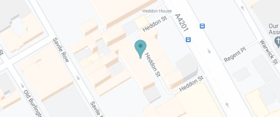 25 Heddon St, Mayfair, W1B 4BH