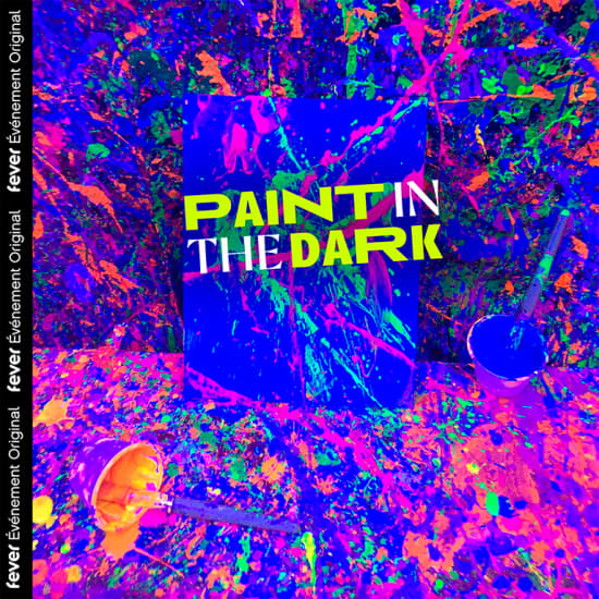 Paint in the Dark : atelier peinture & cocktails dans le noir