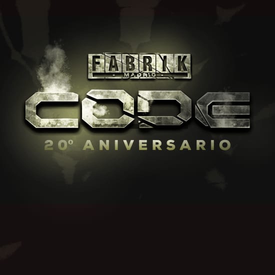 Code 20 Aniversario en Fabrik: abono de 3 días