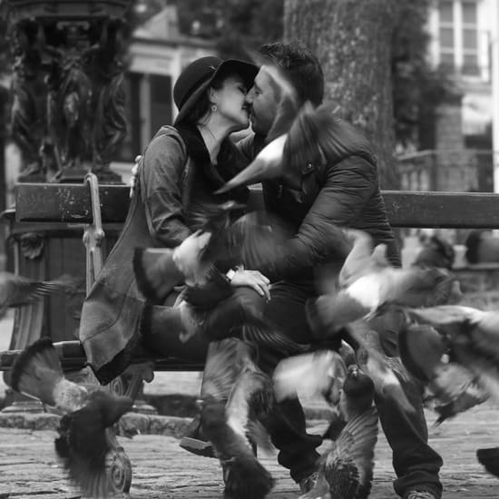 Shooting à Montmartre en amoureux