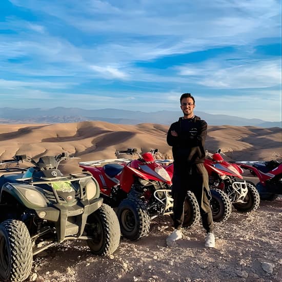 Expérience de 2 heures en quad dans le désert d'Agafay