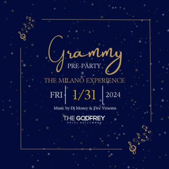 Red Carpet Grammy Awards Pre Party @ The Godfrey Rooftop