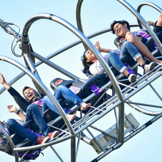 Slingshot & GX5 Extreme Swing: Thrill Rides at Clarke Quay