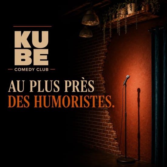 Le Kube Comedy Club : du stand up dans un cadre époustouflant