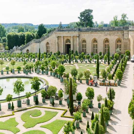 Affiche Demi-journée en vélo à Versailles + hameau de Marie-Antoinette