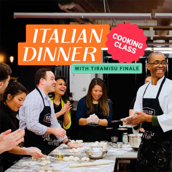 ﻿Cena Italiana con Clase de Cocina Final de Tiramisú en NYC