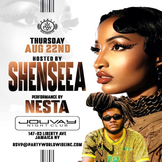 Reggae Superstar Shenseea & Friends @ Jouvay Night Club