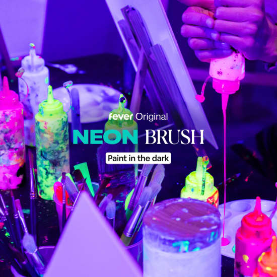 Neon Brush: A Glow-in-the-Dark Painting Experience