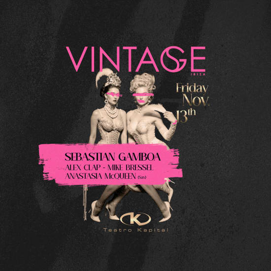 VINTAGE con Sebastian Gamboa en Teatro Kapital