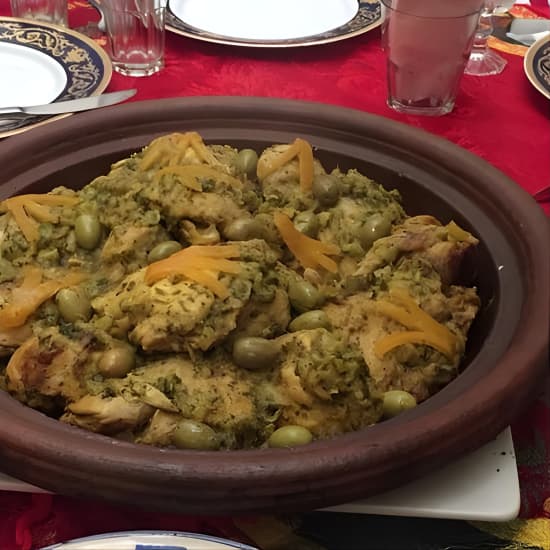 cours de cuisine de 4 heures dans une cuisine marocaine avec un chef