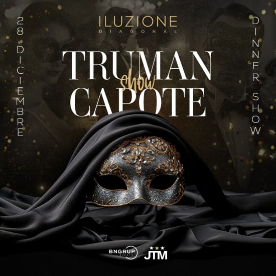 Fiesta Truman Show Capote en Iluzione Diagonal