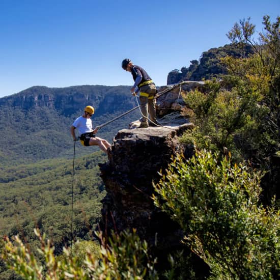 Spectacular Half-Day Abseiling in the Blue Mountains
