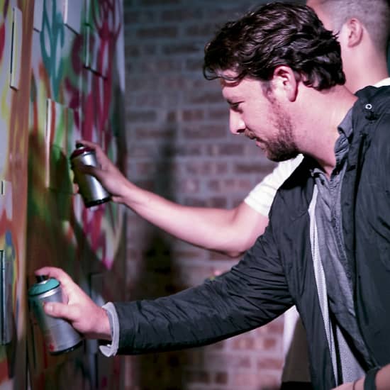 Spray Paint 'n' Sip Urban Art Workshop