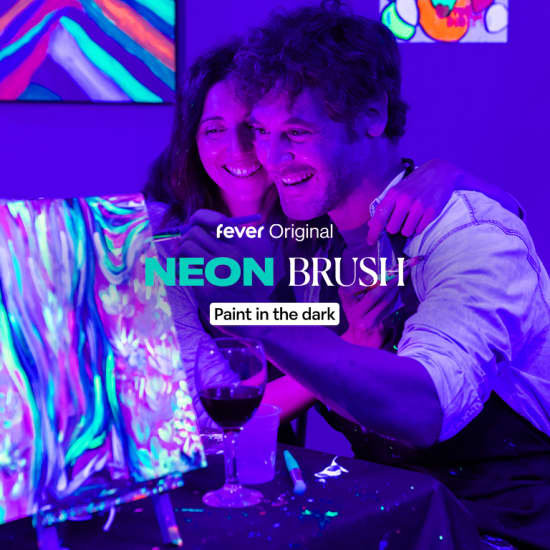 Neon Brush: A Glow-in-the-Dark Painting Experience