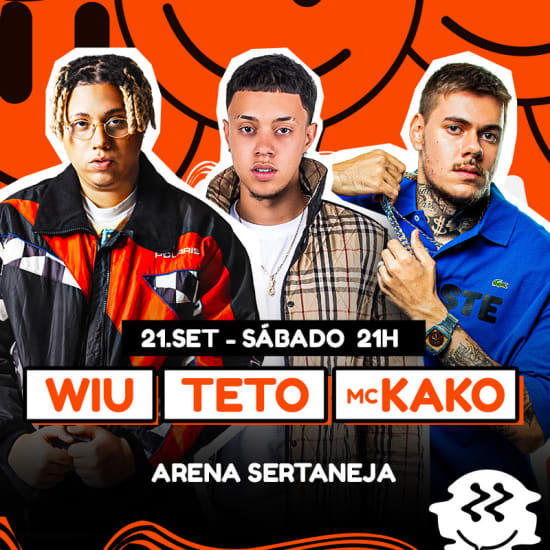 Show Teto, Wiu e MC Kako no Arena Sertaneja