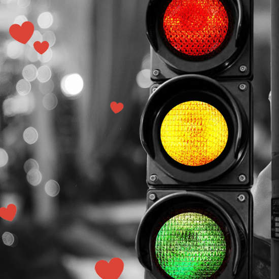 Valentine's Day Traffic Light Party