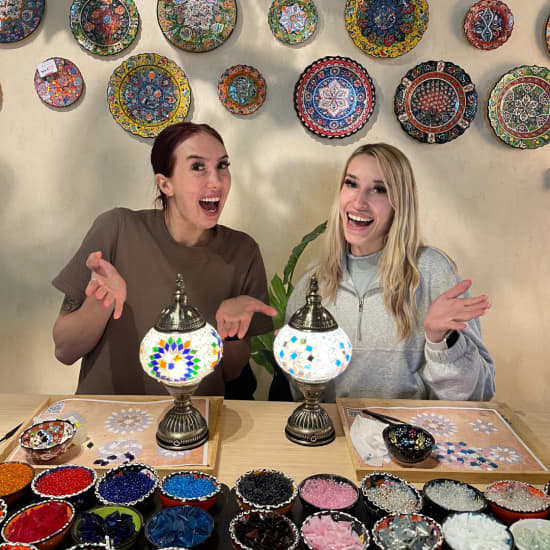 Mosaic Art Classes in Walnut Creek: Turkish Lamp Workshop