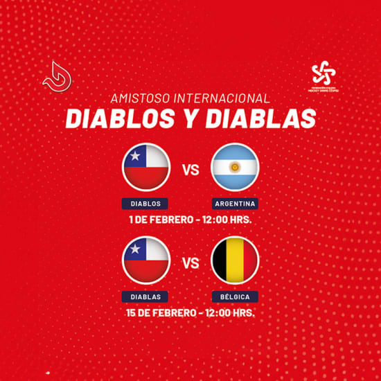 Amistosos internacionales Diablos y Diablas