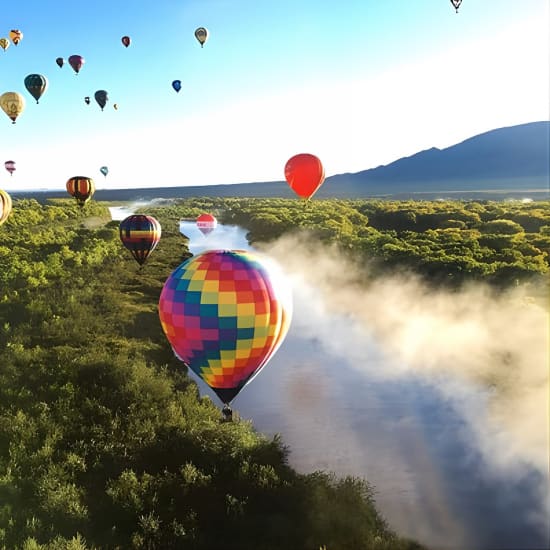 Albuquerque Hot Air Balloon Rides at Sunrise