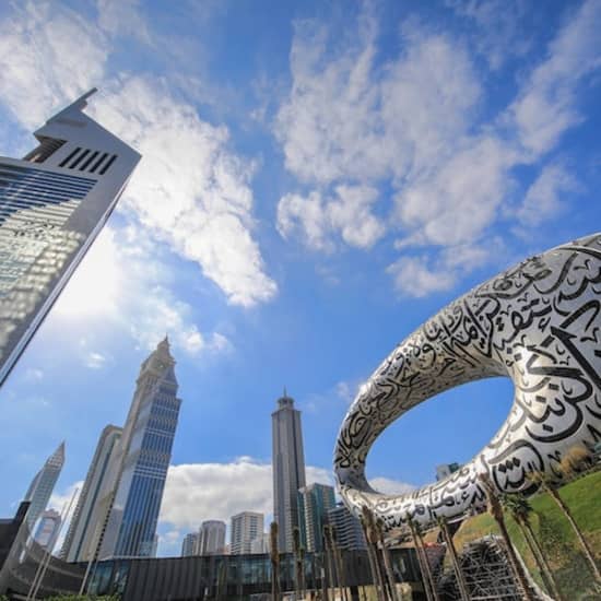 Dubai: Modern City Tour by Bus & Monorail Ride Experience at Burj Khalifa Tower, Dubai, United Arab Emirates