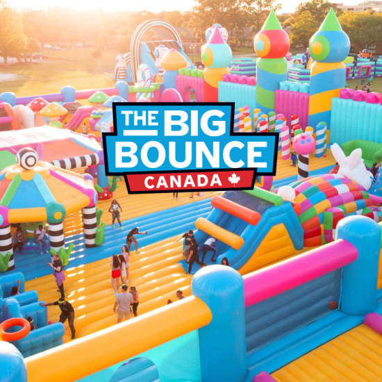 The Big Bounce Canada, le parc de jeux gonflables le plus grand du monde