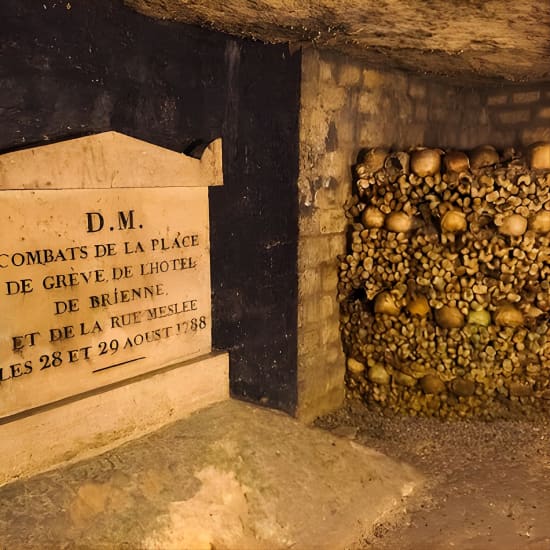 Billet "Skip the Line" pour les catacombes et billet pour la croisière sur la Seine