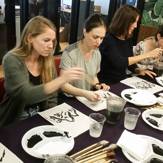Japanese Ink Painting Class