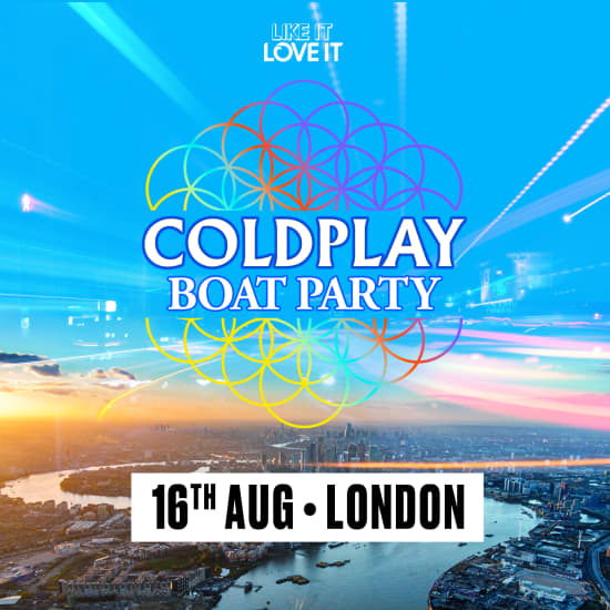 The Coldplay Boat Party in London